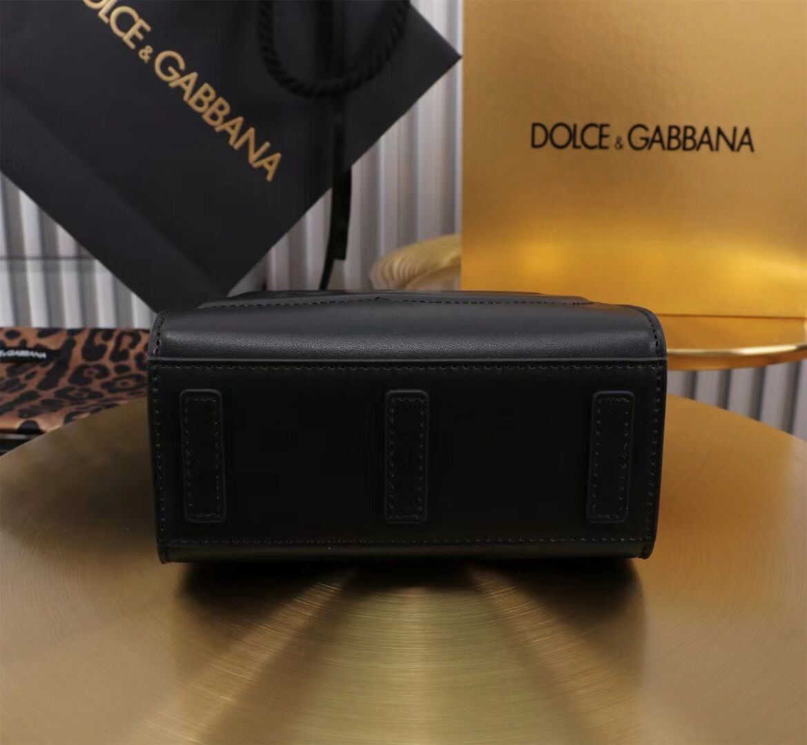 Dolce & Gabbana leather Shoulder Bag G6507 black Dolce & Gabbana leather Shoulder Bag G6507 black