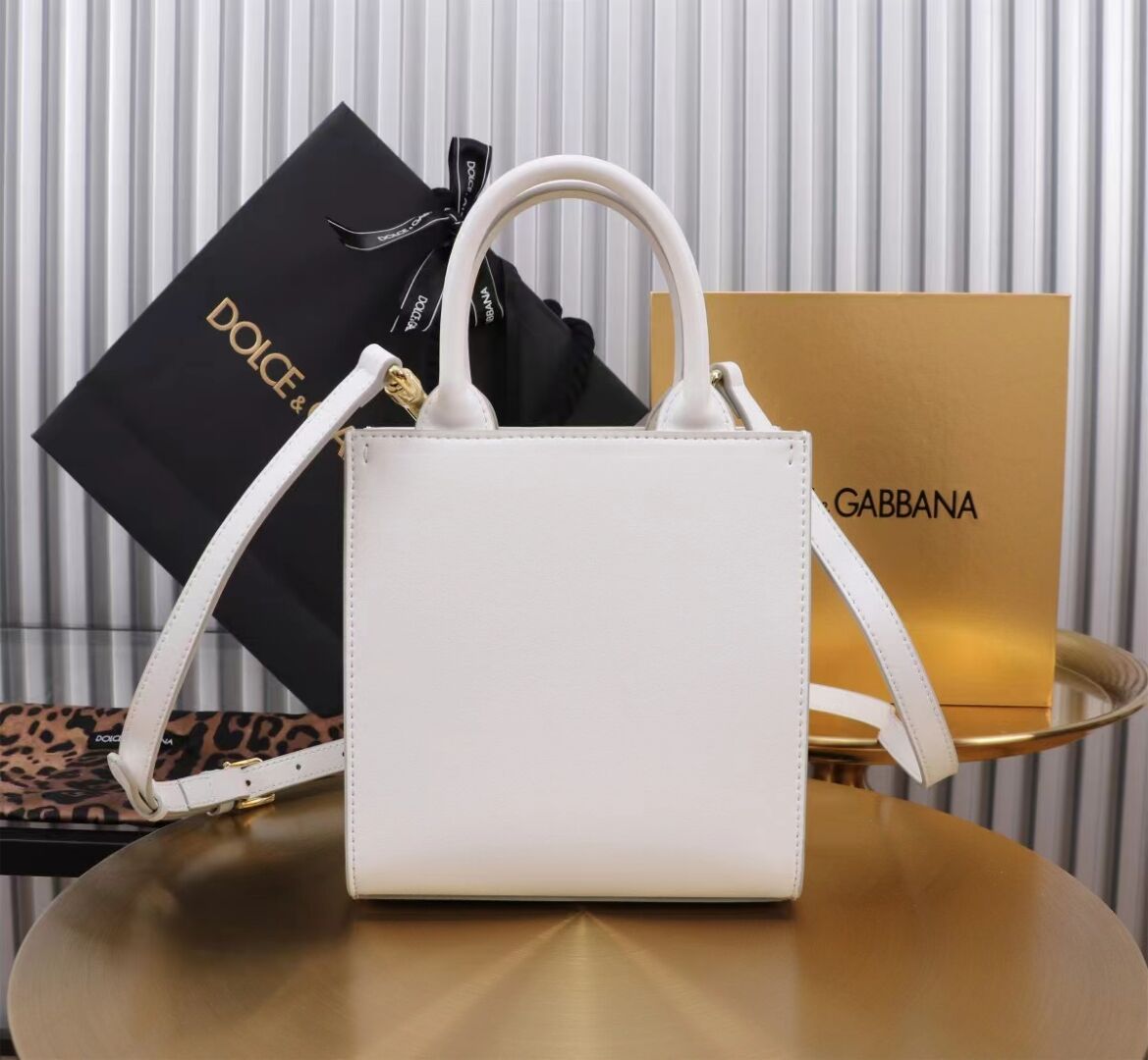 Dolce & Gabbana leather Shoulder Bag G6507 white Dolce & Gabbana leather Shoulder Bag G6507 white