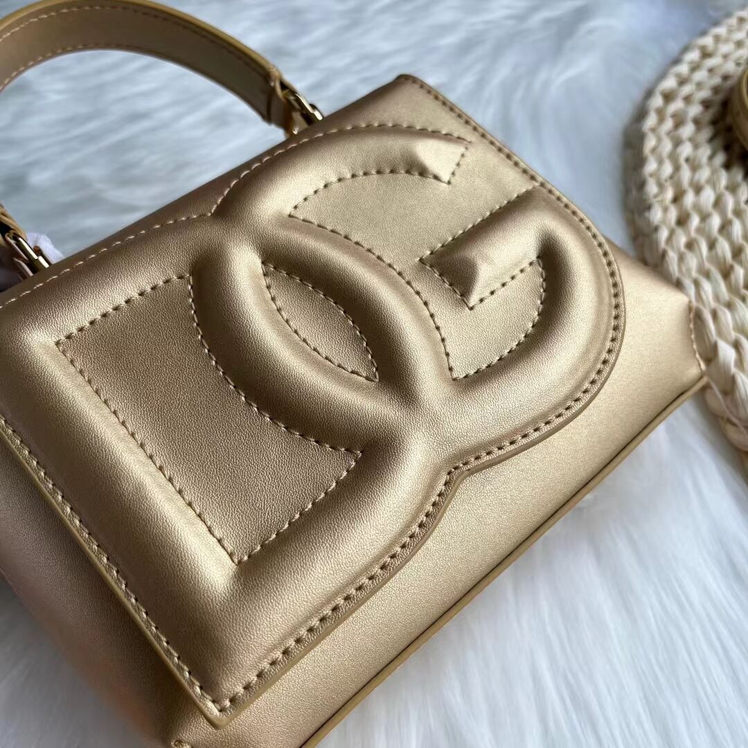 Dolce & Gabbana leather bag G6002 gold Dolce & Gabbana leather bag G6002 gold