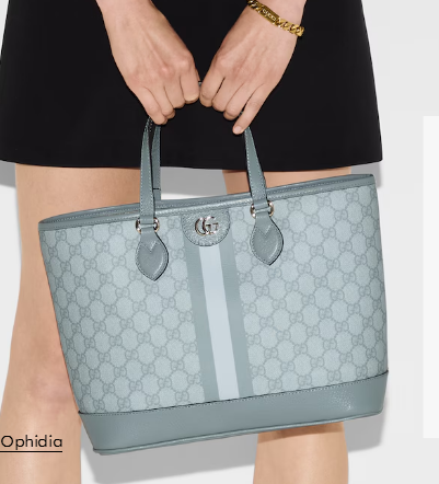 GUCCI OPHIDIA SMALL TOTE BAG 765043 Dusty blue GUCCI OPHIDIA SMALL TOTE BAG 765043 Dusty blue