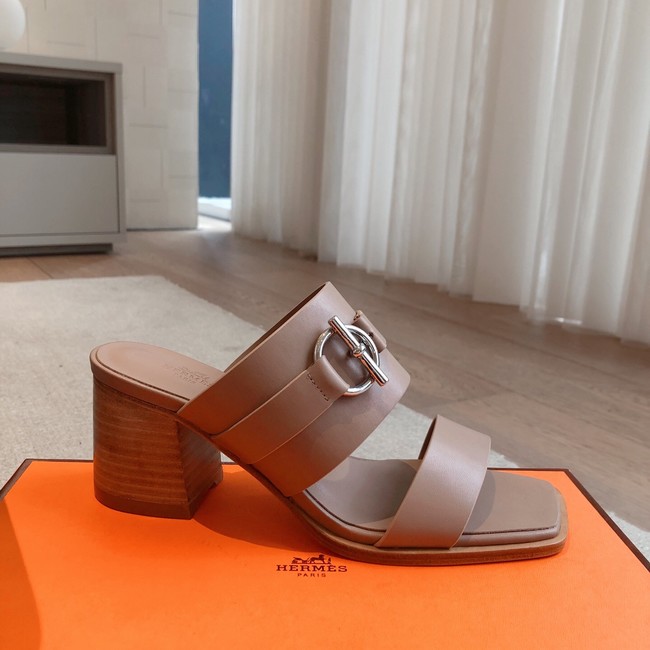 Hermes WOMENS SANDAL Heel 6.5CM 55861-1