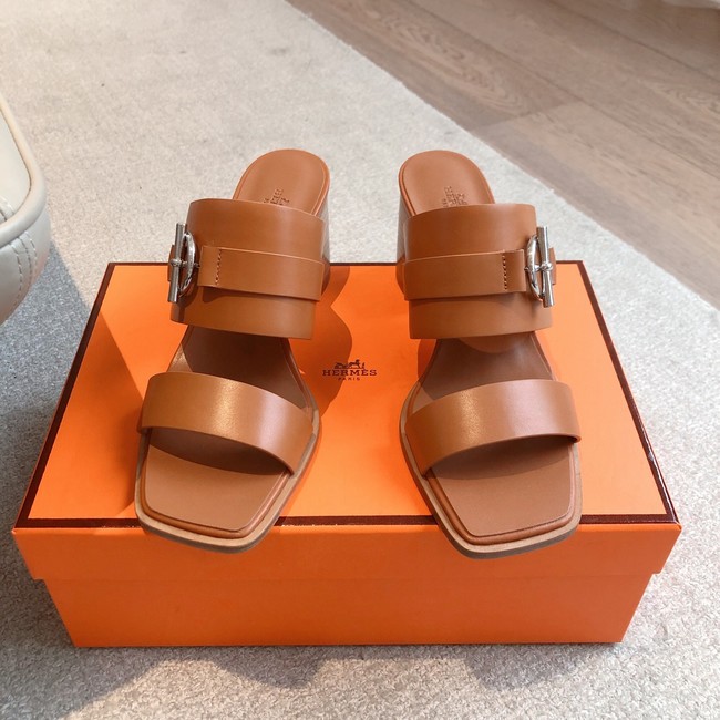 Hermes WOMENS SANDAL Heel 6.5CM 55861-2