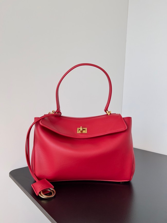 Balenciaga Rodeo Mini Handbag smooth calfskin 795456 red
