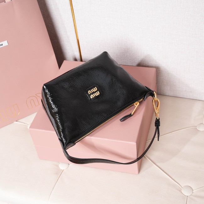 MIU MIU Leather Shoulder Bags 5NE841 black