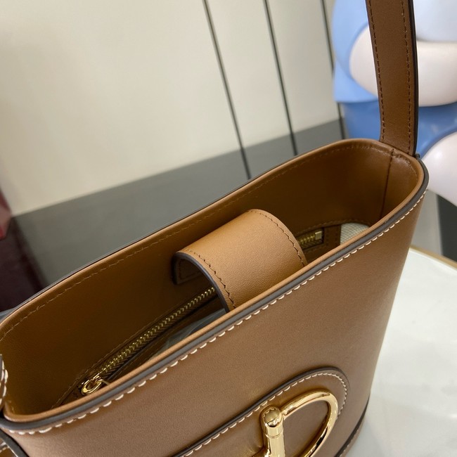 GUCCI 73 MINI BUCKET BAG 833665 Brown