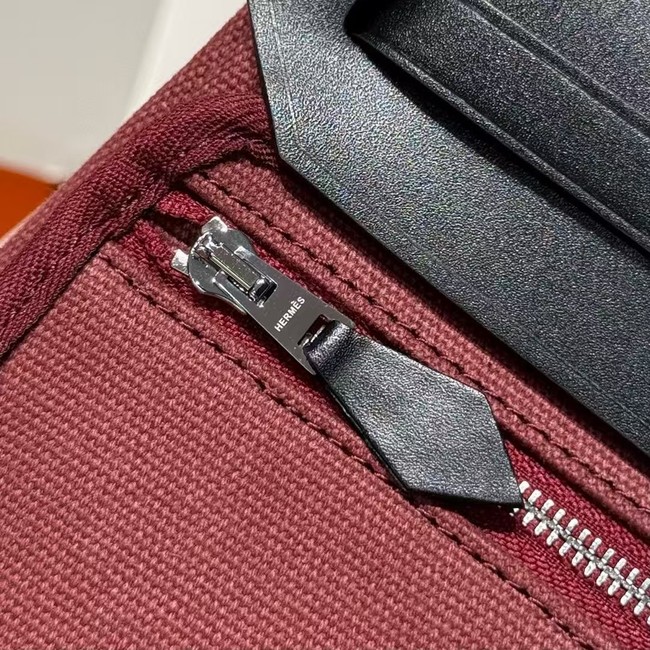 Hermes mini Herbag 20CM Original Canvas Leather & Calfskin 48888-2