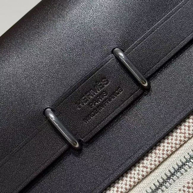 Hermes mini Herbag 20CM Original Canvas Leather & Calfskin 48888-5