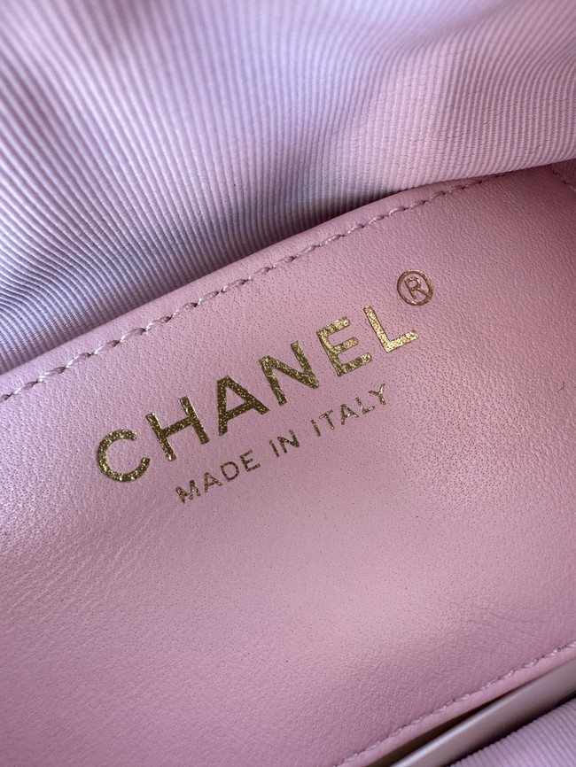 Chanel small HOBO BAG AS5528 pink
