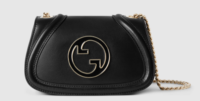 GUCCI BLONDIE SMALL SHOULDER BAG 815711 BLACK