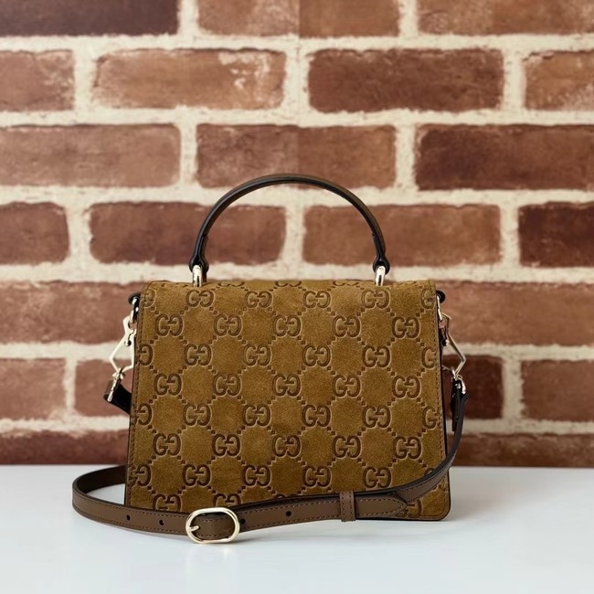 GUCCI DIONYSUS MINI TOP HANDLE BAG 813400 brown