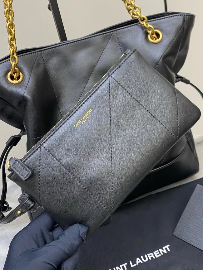 SAINT LAURENT JAMIE SHOPPING SMALL IN LAMBSKIN 833948 BLACK