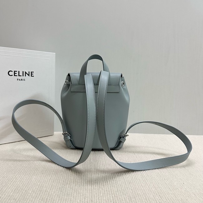 Celine BACKPACK CELINE BONNIE IN SMOOTH CALFSKIN 118703 light blue