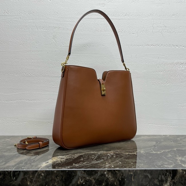 Celine MEDIUM CAMILLE 16 SOFT BAG IN SMOOTH CALFSKIN 119563 TAN