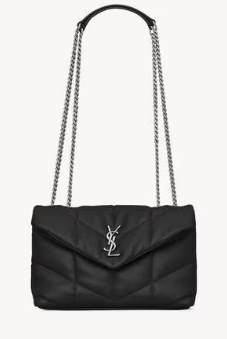 SAINT LAURENT TOY PUFFER IN LAMBSKIN 759337 NOIR
