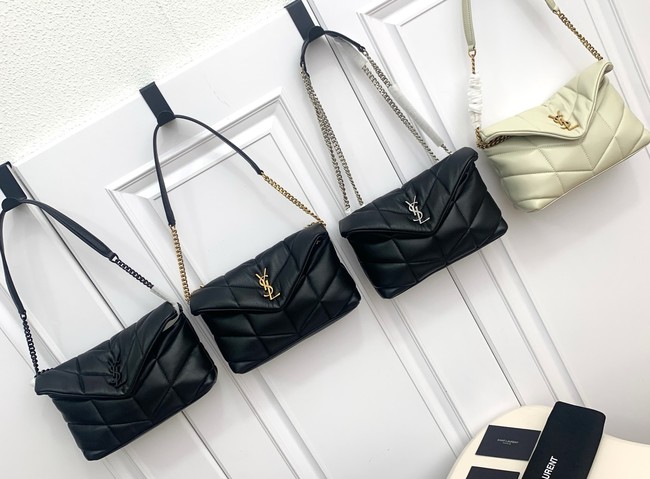 SAINT LAURENT TOY PUFFER IN LAMBSKIN 759337 black