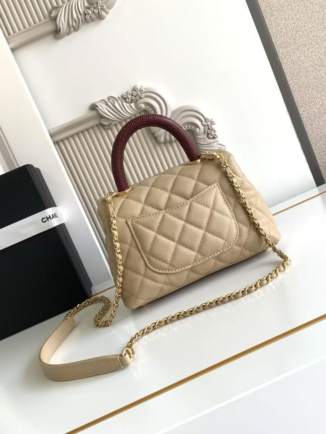 Chanel MINI FLAP BAG WITH TOP HANDLE AS2215-3