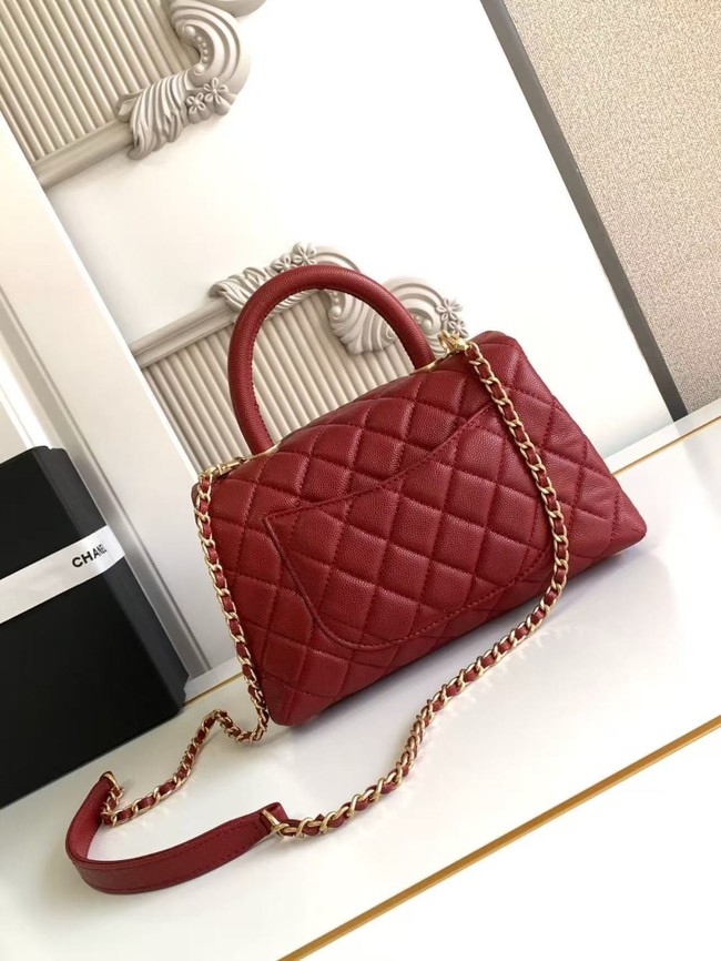 Chanel FLAP BAG WITH TOP HANDLE 92990-12
