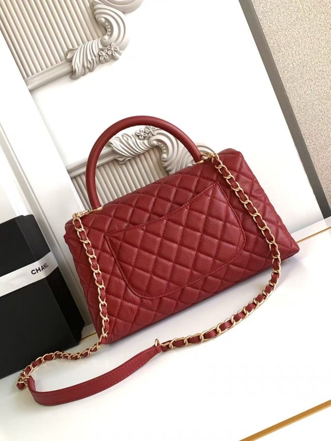Chanel LARGE FLAP BAG WITH TOP HANDLE 92991-12