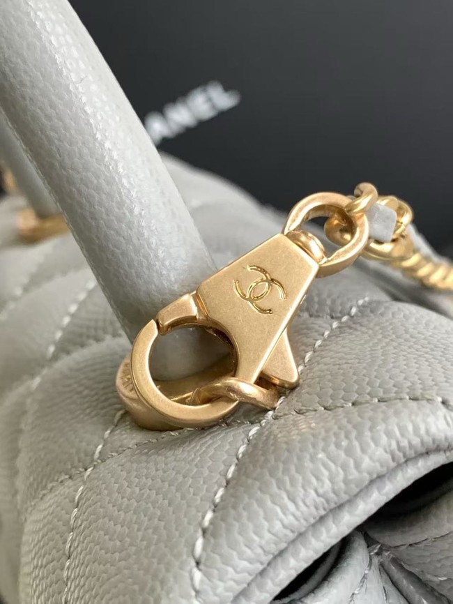 Chanel MINI FLAP BAG WITH TOP HANDLE AS2215-10