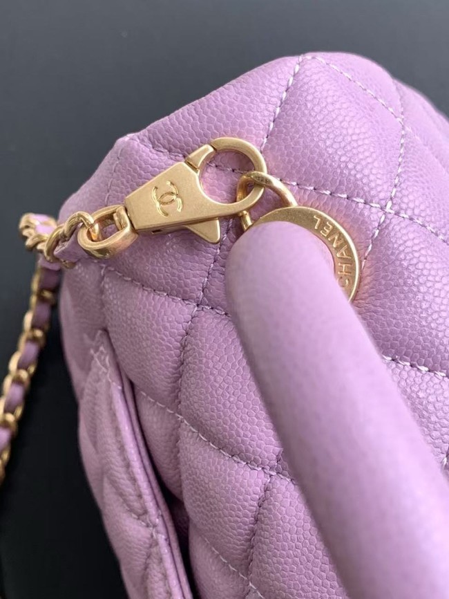 Chanel MINI FLAP BAG WITH TOP HANDLE AS2215-13