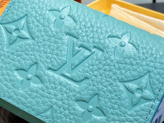 Louis Vuitton Envelope Business Card Holder M13891 Misty Lake Green