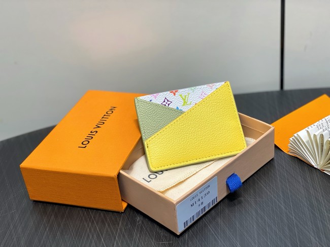 Louis Vuitton LV x TM Criss-Cross Card Holder M14090 green