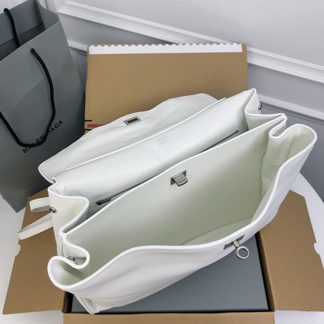 Balenciaga Rodeo Handbag Large smooth calfskin 795459 White Balenciaga Rodeo Handbag Large smooth calfskin 795459 White