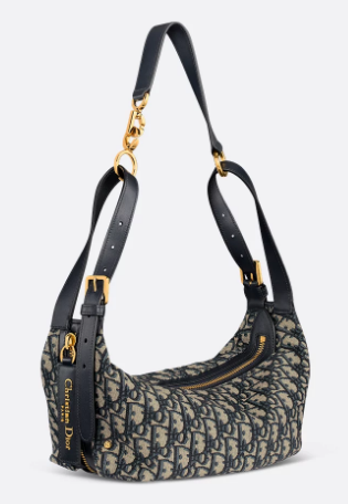 Dior Small D-Journey Bag M2416UNUO Blue Dior Oblique Jacquard