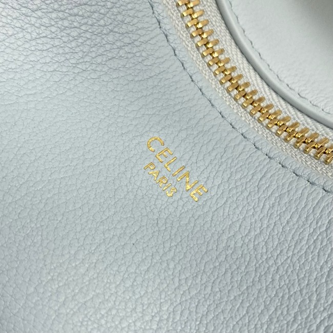 Celine TEEN CELINE LULU IN SUPPLE GRAINED CALFSKIN 120723 ice blue