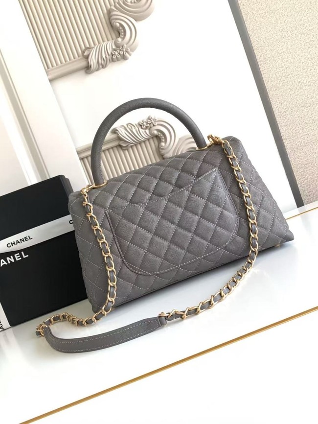 Chanel LARGE FLAP BAG WITH TOP HANDLE 92991-16