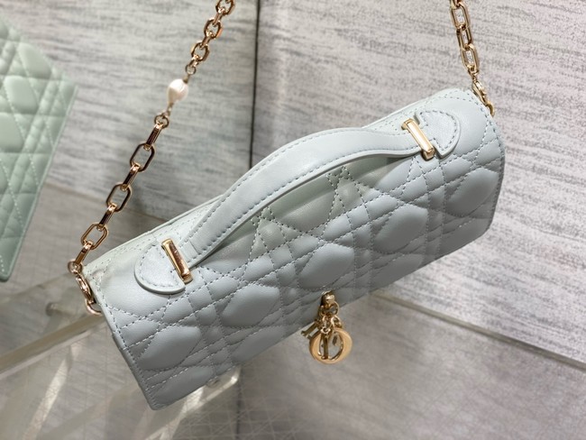 My Dior Mini Bag Cannage Lambskin S0980ONMJ Shirt Blue