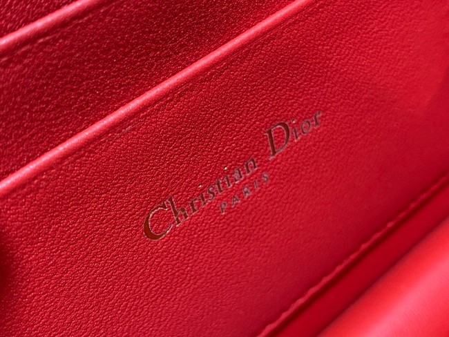 My Dior Mini Bag Cannage Lambskin S0980ONMJ red