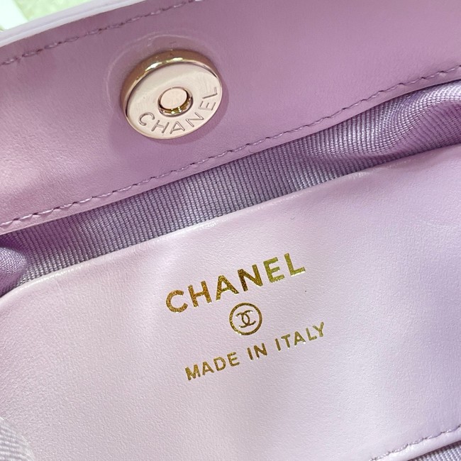 Chanel CLUTCH WITH CHAIN AP3656 Pink purple
