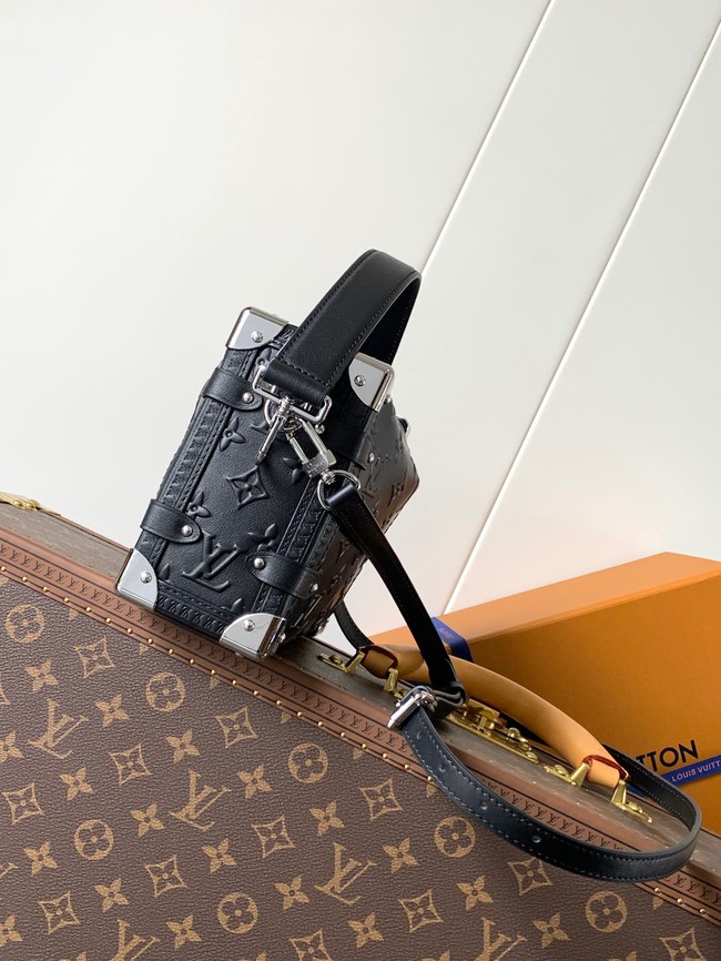 Louis Vuitton Monogram Empreinte Side Trunk MM M25160 black