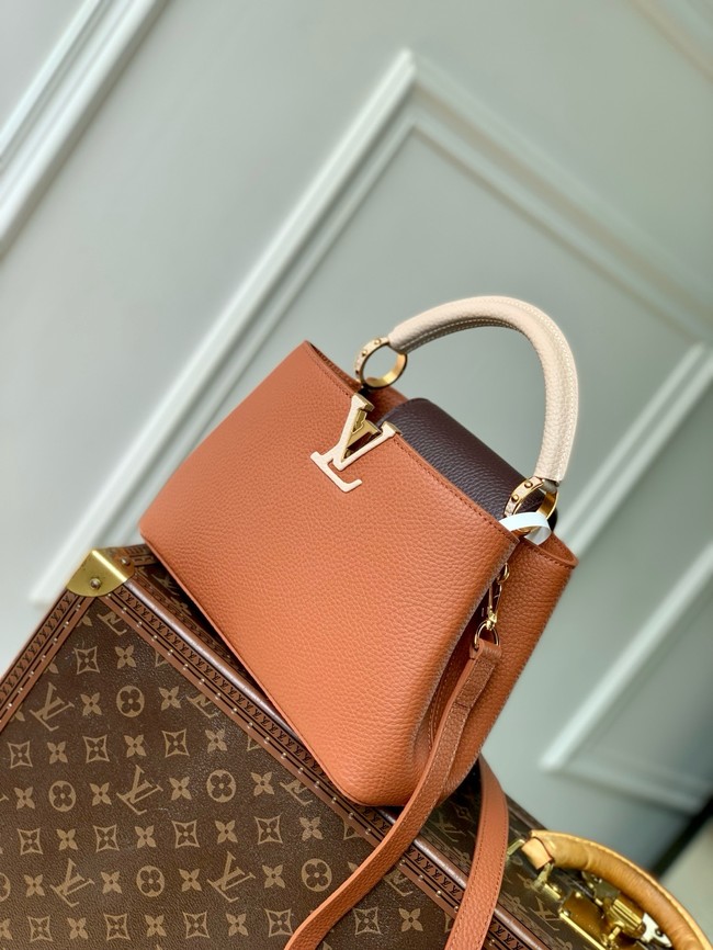 Louis Vuitton Capucines BB M12345 Tan Brown
