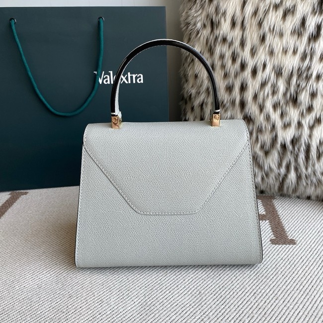 Valextra Iside Top Handle Medium Bag 56028 OFF WHITE
