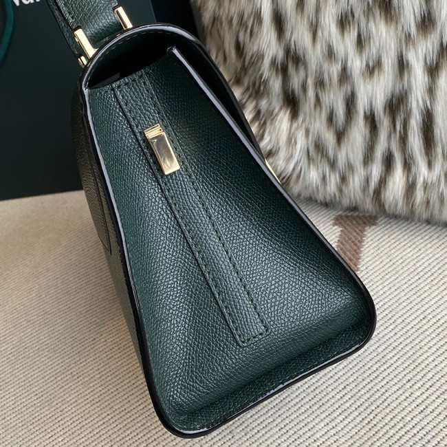Valextra Iside Top Handle Medium Bag 56028 VALEXTRA GREEN
