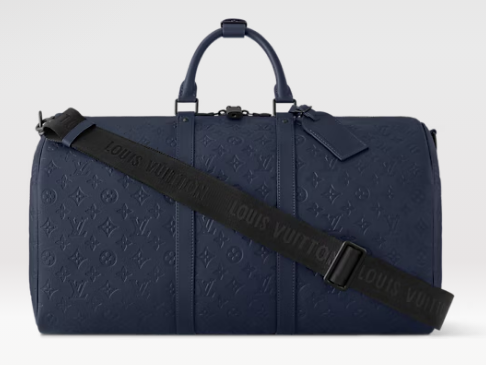 Louis Vuitton Keepall Bandouliere 50 M14840 Navy Blue