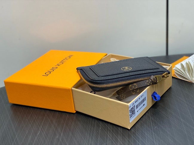 Louis Vuitton NEW Low Key Zipped Card Holder M14550 black