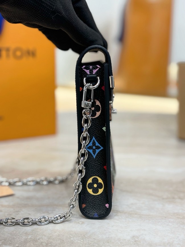 Louis Vuitton Petite Malle Monogram Canvas Bag M13572 black