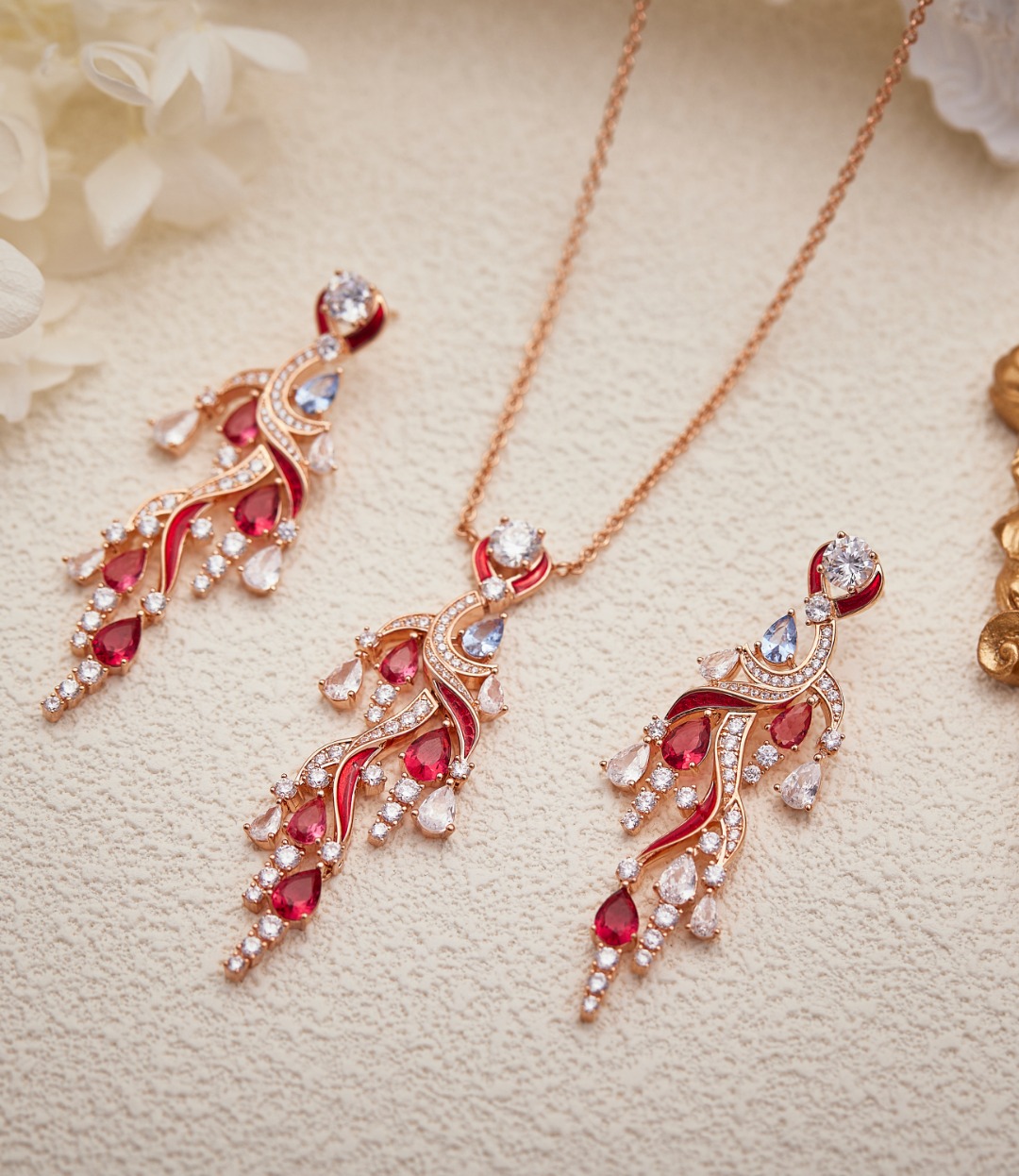 BVLGARI necklace&Earring CE16786