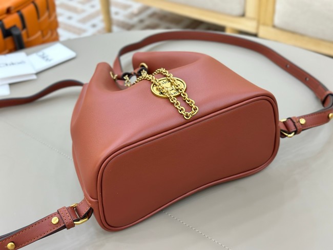 CHLOE leather shoulder bag 9965 tan