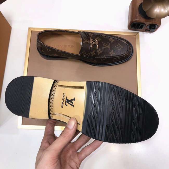 Louis Vuitton Mens leather shoes 44916-3