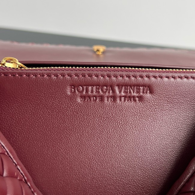 Bottega Veneta Patti Shoulder Bag 776783 Cherry