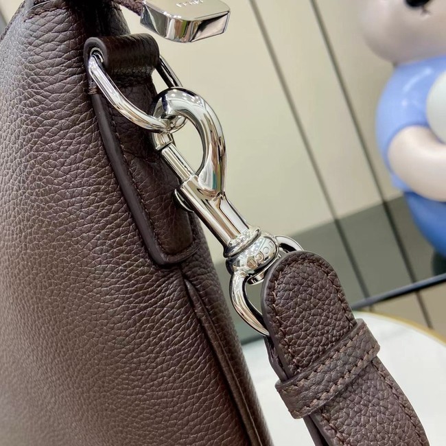 GUCCI B LARGE SHOULDER BAG 800194 dark brown