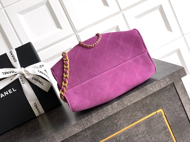 CHANEL 25 MINI HANDBAG AS5631 Purple