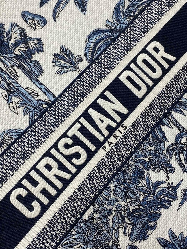 Large Dior Book Tote Embroidery Embroidery M1286ZEDX-7