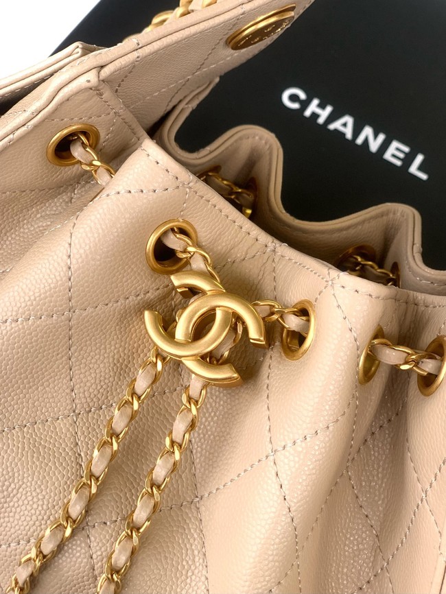 CHANEL 25 MINI HANDBAG AS5631 Apricot