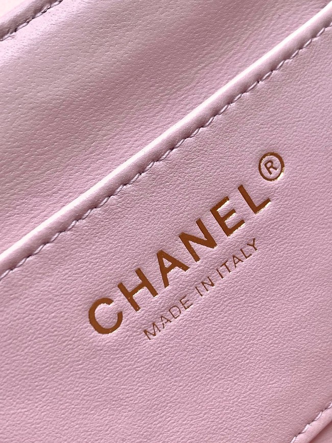 Chanel CLASSIC Original Lambskin 11.12 HANDBAG AS6565 pink