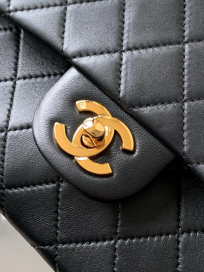 Chanel CLASSIC Original Leather 11.12 HANDBAG 1112 black